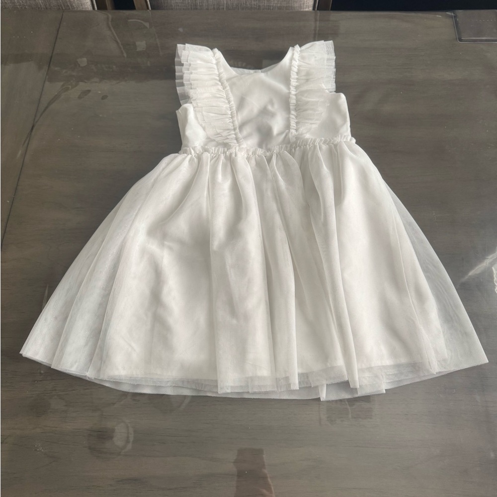 Elegant White Tulle Dress